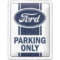 Ford Plaque métallique - Parking Only 10x15cm