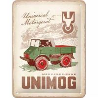 Unimog Plaque métallique - Parking Only 10x15cm