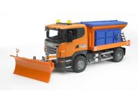 Camion Scania saleuse + lame à neige