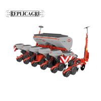 Kuhn Kosma TS 6 rangs gris - semoir - 1:32
