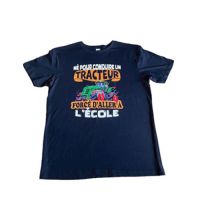 T-shirt - Né pour conduire un tracteur