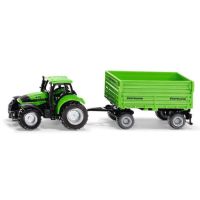 Deutz-Fahr - Traktor + Anhänger - 12cm