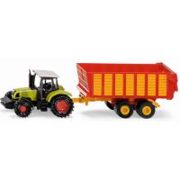 Claas - Traktor + Anhänger - 12cm