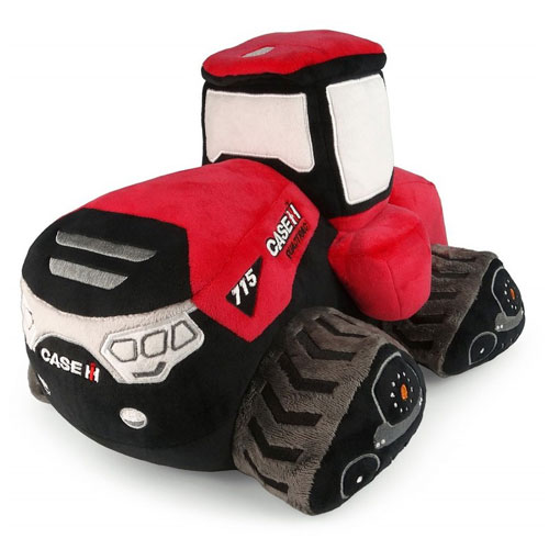 Case Quadtrac 715 - Tracteur rouge - Peluche