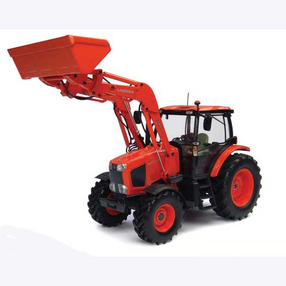 Kubota M135 GX - Tracteur + frontal - 1:32