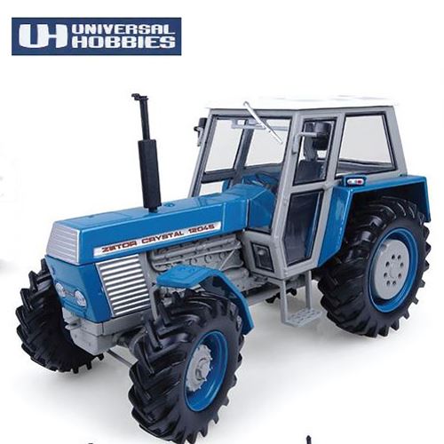 Zetor Crystal 12045 4WD - Tracteur bleu - 1:32