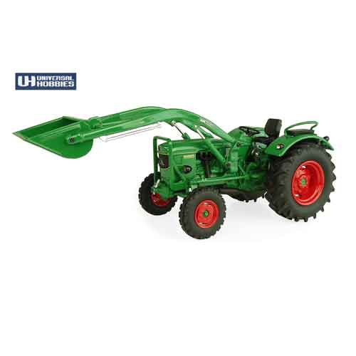 Deutz D6005-2WD - Tracteur + frontal - 1:32