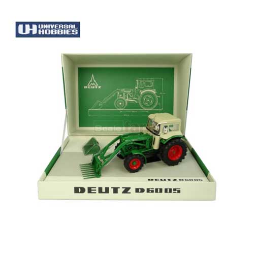 Deutz D6005 - Tracteur avec cabine 4WD et chargeur frontal Deutz D6005 - Tracteur avec cabine 4WD et chargeur frontal