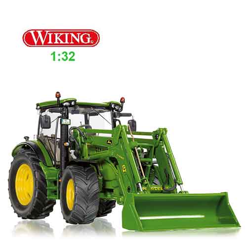 Tracteur John Deere 6125R avec frontal Tracteur John Deere 6125R avec frontal
